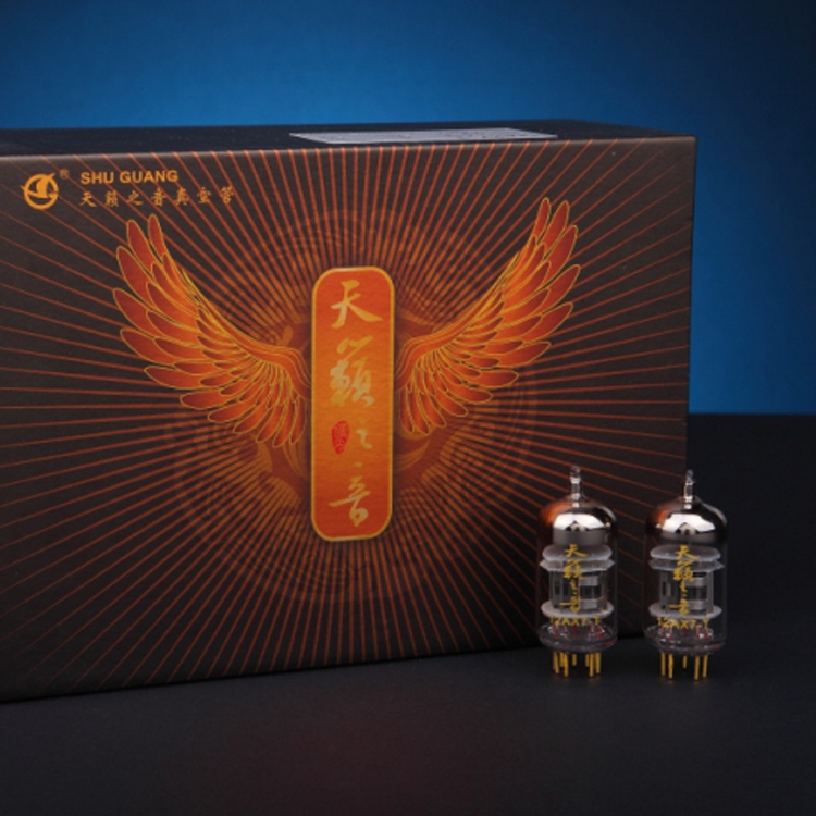 Shuguang Nature Sound 12AX7-T vacuum tube Matched Pair gift Box - Click Image to Close