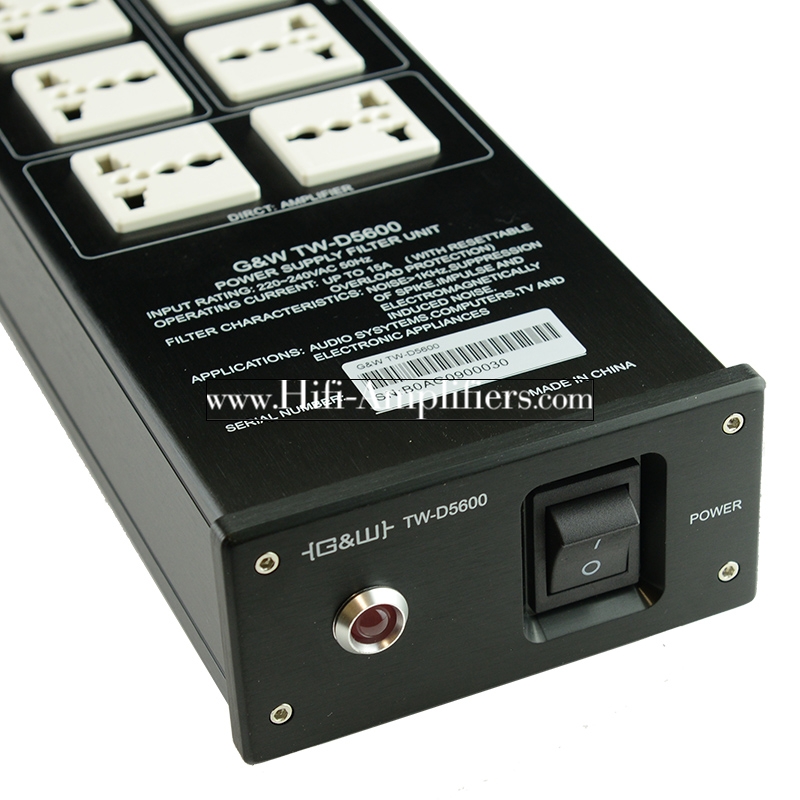 G&W TW-D5600 Hifi Audio Pure AC Power Filter Socket - Click Image to Close