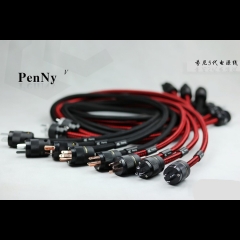 Copper Colour CC PenNy V CN/US/EURO Schuko Plug Power Cord Power cable OFC