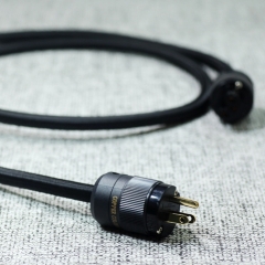 Kupferfarbenes CC Memento-BE Berylliumlegierung BeCu Audiophiles Netzkabel US/EUR-Stecker