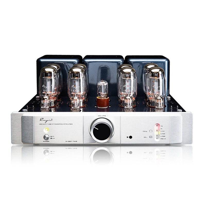 Cayin A-100T MK2 Power & integrated amplifier KT88x8 Vacuum Tube HiFi Audio Amp - Click Image to Close