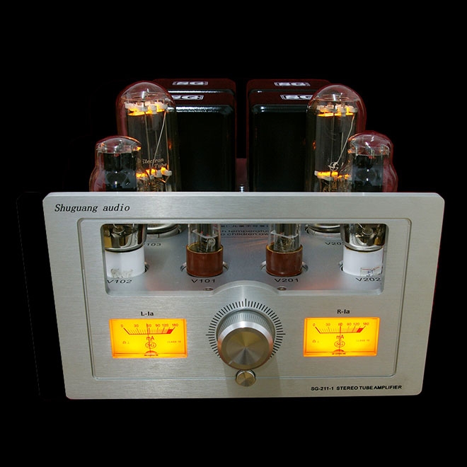 Shuguang SG-211-1 211 2A3 Vacuum Tube Stereo Integrated Amplifier Single-ended - Click Image to Close