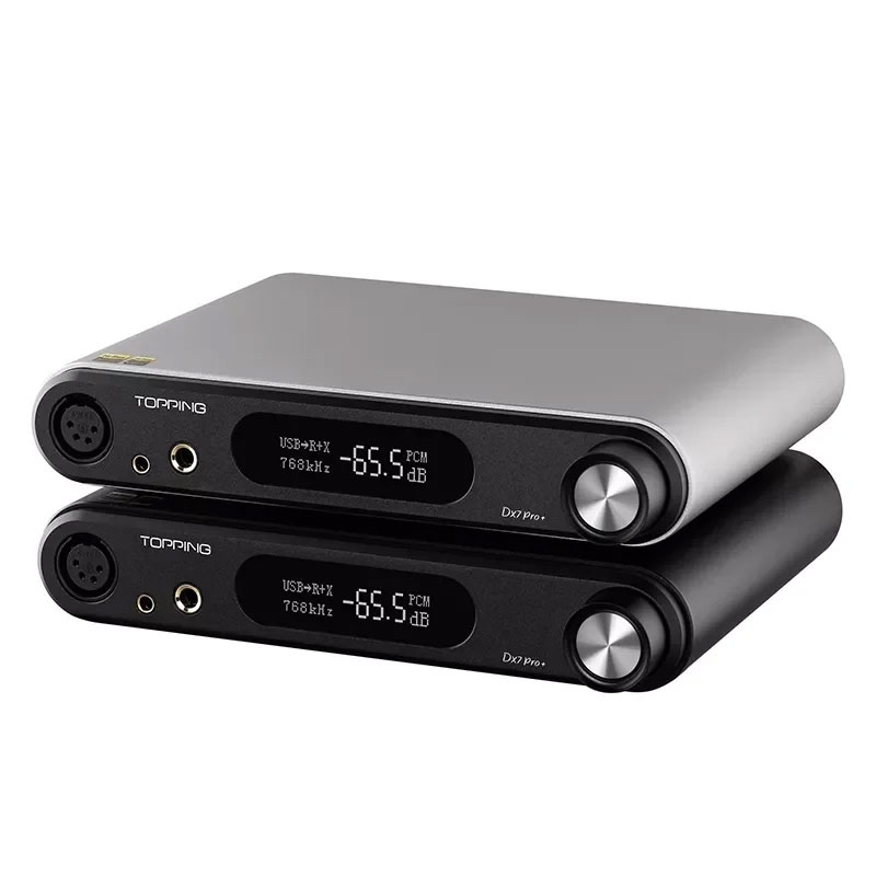 TOPPING DX7 PRO+ DAC&Headphone Amplifier LDAC Hi-Res Audio ES9038PRO Decoder Support up to DSD512&PCM768kHz - Click Image to Close