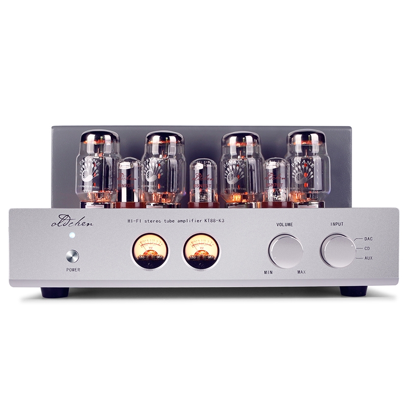 OldChen K3 HIFI KT88 Push-Pull Tube Amplifier 45Wx2 Class A Amp Handmade Scaffolding - Click Image to Close