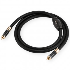 Choseal QS993 Digitales Koaxial-Audiokabel RCA zu RCA OCC Kupfer-Hifi-Audiokabel RCA-Kabel