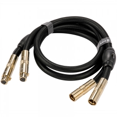 Choseal QS994 Super-XLR-Kabel HIFI OCC Kupfer-Audiokabel für Lautsprecher-Mixer-Paar
