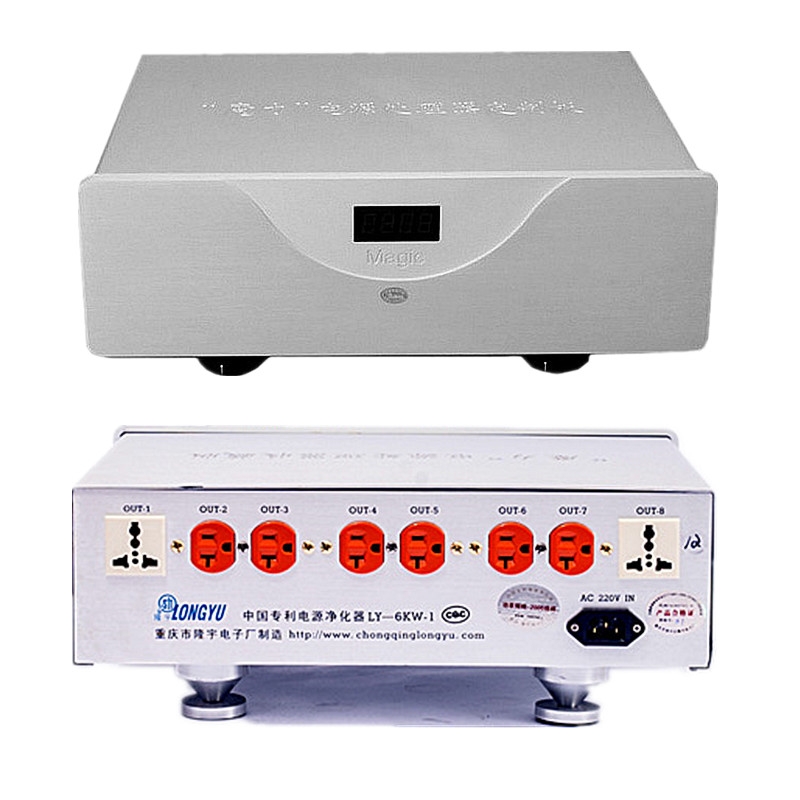 LongYu Magic-2000 Power conditioner with Power Decoder Voltage Filter 8 outlets - Click Image to Close