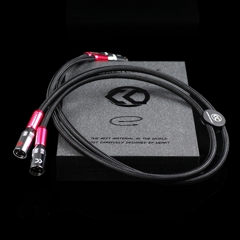 CopperColour CC WHISPER-SE OCC XLR audiophile Audio Balanced Cable 1M Pair - Click Image to Close