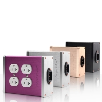 CopperColour CC LASE toma de corriente Audiophile cobre US Plug OFC socket 4 Jack