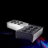 CopperColour CC HE Series HE-S/HE-G/HE-BE Power Socket HiFi Audio with 6 outlet US Plug
