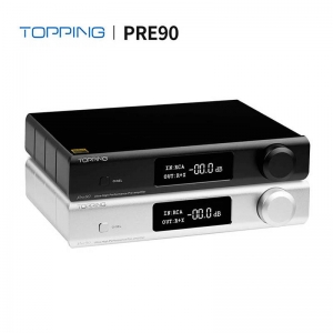 TOPPING Pre90 Preamplifier & Ext90 Input Extender Hi-Res Audio Ultra-High NFCA Modules AMP RCA/XLR Output Combination