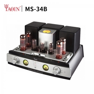 YAQIN MS-34B HIFI EL34 튜브 증폭기 결합 푸시-풀 Bluetooth 전력 증폭기 TR UL 튜브 프리앰프