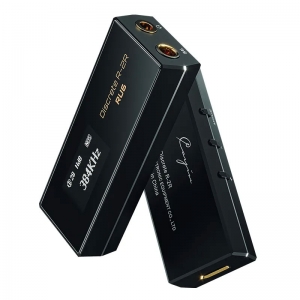 Cayin RU6 Tragbarer USB-DAC-Kopfhörerverstärker USB-Dongle R2R DAC mit 3,5-mm- und 4,4-mm-Kopfhörerausgang