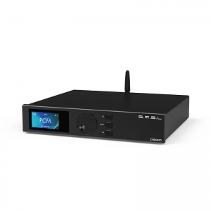 SMSL D300 DAC AUDIO ROHM BD34301EKV DSD512 PCM 768kHz 32bit Qualcomm bluetooth 5.1 XMOS XU208 LDAC HD XLR RCA avec télécommande