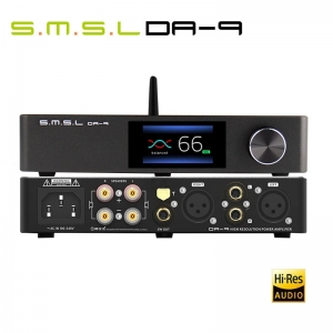 SMSL DA-9 고품질 전력 증폭기 Bluetooth 5.0 Amp APT-X 원격 제어 기능이 있는 DA9 지원