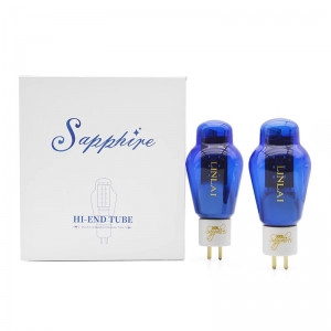 LINLAI Sapphire 300B Hi-end Vacuum Tube Electronic value Matched Pair Brand New