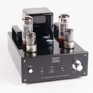 Musical Paradise MP-301 MK3 Mini amplificateur à tubes avec sortie casque (Deluxe) 6L6 + 6J8P 6L6 EL34/KT88 Tube de classe A à une extrémité