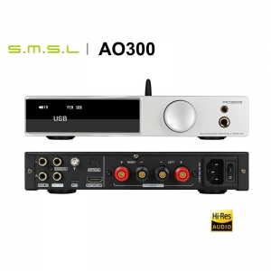 SMSL AO300 Amplificador de potencia y amplificador y decodificador de auriculares MA5332MS MQA-CD Audio DAC CS43131 Amplificador de auriculares XMOS XU-316