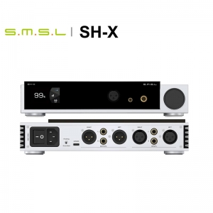 SMSL SH-X Headphone Amplifier High Output Power Three Gain Adjustment Preamplifier Output 6.35mm/4.4mm Port