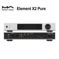 Matrix Element X2 Pure-reproductor de decodificación de Audio Digital de escritorio, todo en uno, DAC, chips duales ES9039PRO, preamplificador, pantalla táctil MQA