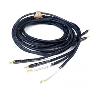 Copper Colour ALPHA Alloy Speaker Cable Gold Banana/Y Plug A pair 2M