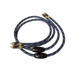 ToneWinner AC-6 Hifi Audiophile Aduio RCA Cable de enlace de señal 1M Par